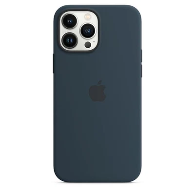 Originale Apple IPHONE 13 Pro Max Custodia Silicone/Cover - Abyss (Blu) - Nuovo - Immagine 1 di 4