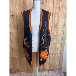 Basic Editions Vintage Halloween Knit Cardigan Sweater Women's Size 2X - Picture 1 of 7