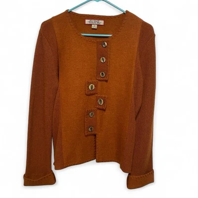 Cárdigan Suéter Beyond Threads Mujer M Asimétrico Lana Alpaca Lagenlook Foto 1 de 4