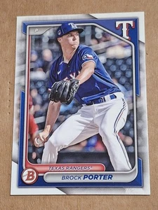 2024 BROCK PORTER BOWMAN BASEBALL ROOKIE RC CARD #BD172 TEXAS RANGERS - Picture 1 of 2
