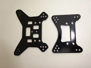 NITRO 1/8 RC BUGGY HOBAO HYPER 7 TQ2 FRONT AND REAR SHOCK TOWERS NEW - Picture 1 of 3