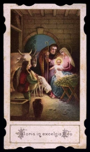 santino cromo-holy card NATIVITA' 4 - Picture 1 of 1