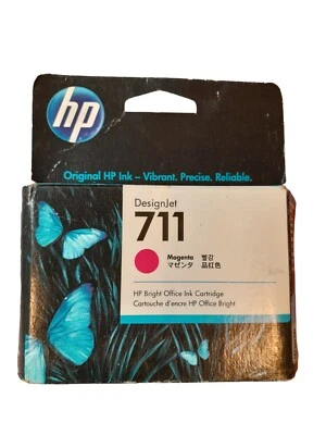 HP 711 29-ml Magenta DesignJet Ink Cartridge, CZ131A 04/2023 - Image 1 of 4