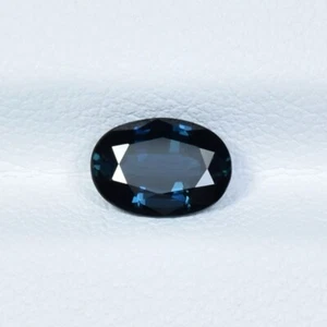 0.99 ct GFCO " UNHEATED / LUSTROUS NATURAL ROYAL BLUE SAPPHIRE - Oval Gem Video - Picture 1 of 3