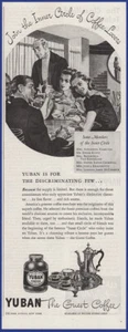 Vintage 1946 YUBAN Coffee Ephemera 1940's Print Ad - Picture 1 of 1