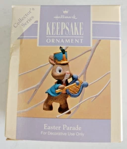 Vintage Dated 1993 Hallmark Easter Ornament Easter Parade Rabbit #20621 - Picture 1 of 6
