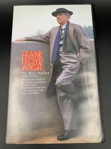 Frank Lloyd Wright The Mike Wallace Interviews VHS - Picture 1 of 4