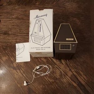 Harmony Electronic Metronome 9V Battery Operated Model EM-10 TESTED! - Picture 1 of 5