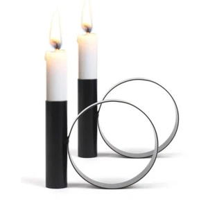 Metal Candle Holder Special Design Cander Tap for Pillar Candle Desk Decoration - Picture 1 of 23