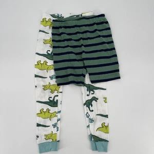 Just One You Carters Pijama Pantalones Cortos Pantalones Dinosaurios Rayas Niños 4T - Imagen 1 de 4