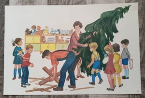 Vintage Soviet poster "Christmas New Year's party" - Picture 1 of 1