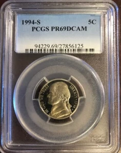 1994-S 5¢ PR69 DCAM PCGS (SB2:Q) - Picture 1 of 2