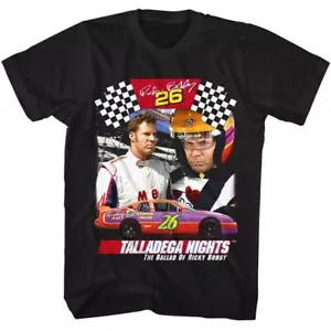 Talladega Nights - Ricky Collage - American Classics - Solid Black Adult Short S - Bild 1 von 3