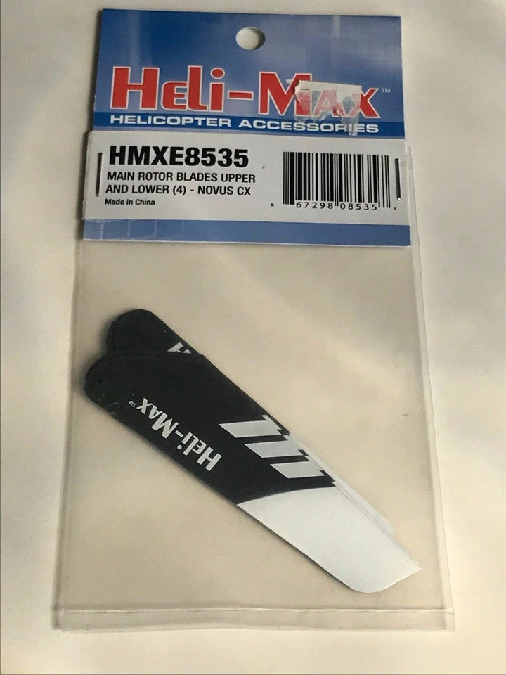 Heli-Max HMXE8535 Main Rotor Blades Upper & Lower (4)  MIP Align - Image 1 of 1