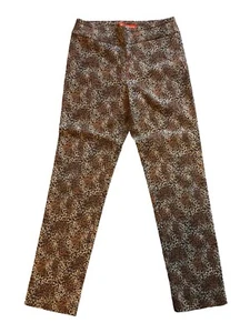 Krazy Larry Leopard Cheetah Print Leggings Size 6 - Picture 1 of 4