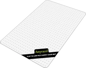 Office Chair Mat for Carpet, 46” X 60” Studded Desk Chair Mat for Carpeted Floor - Picture 1 of 7