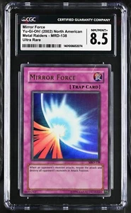 2002 North Am CGC 8.5 Mirror Force | Unlim MRD-138 | Ultra YuGiOh Metal Raiders - Picture 1 of 2
