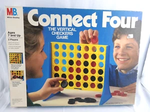 CONNECT FOUR / Gesellschaftsspiel / Brettspiel / MB / Englisch / vollständig - Bild 1 von 5