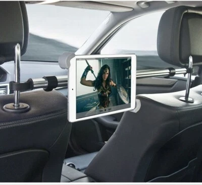 Soporte para tablet reposacabezas de coche, [anti sacudidas y elásticas] tamaños 7" a 10,5"  Foto 1 de 4