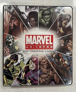 2011 Marvel Universe Full Set! Base + Parallel + Case Toppers + Promos + Binder