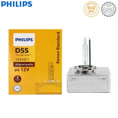 Philips HID D5S 12V 25W Xenon Standard Original HID Auto Lamp 4200K Bright White - Image 1 of 4