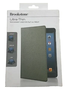 Brookstone Ultra Thin Tech Wave Case for iPad Mini Tablet Graphite - Picture 1 of 4