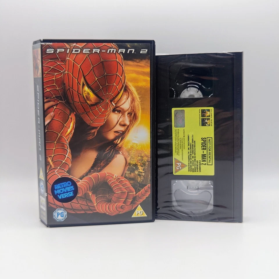 Spider-man 2 VHS Video Retro Supplied by Gaming Squad