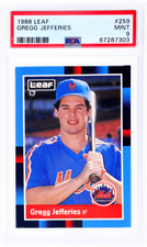1988 Leaf #259 Gregg Jefferies PSA 9