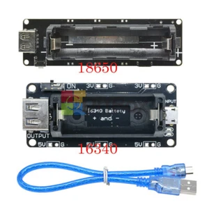 Micro USB 5V 16340 18650 lithium Battery Shield V3 ESP32 Battery Holder Module - Picture 1 of 38