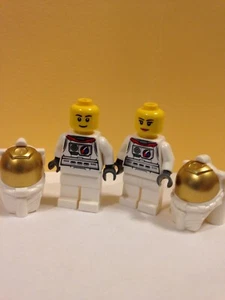Lego cty0567-cty0568 Utility Shuttle Astronaut Minifigures -City Space Lot of 2 - Picture 1 of 4