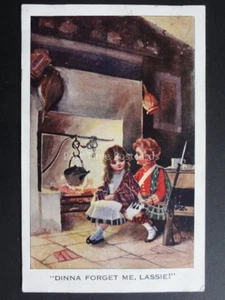 A Nash: Schottische - WW1 " Dinna Vergiss mich,Lassie !" 1915 von Inter Kunst Co - Bild 1 von 2