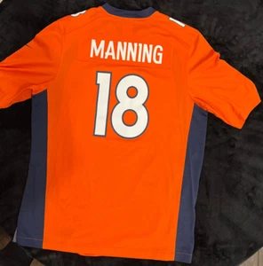 🔥Peyton Manning #18 Nike NFL Denver Broncos Orange Jersey - Size Small - Picture 1 of 4