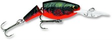 Rapala JSR05RCW Jointed Shad Rap Crankbait, 2", 1/4 oz, Red Crawdad Floating