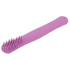 (Purple)Silicone Slap Bracelet Comb Portable Hair Massage Detangling Salon XAT