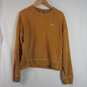 Nike Mujer Sudadera Ropa Deportiva Terry Francés Cuello Redondo Pullover Mediano - Imagen 1 de 8