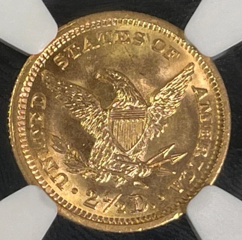 1907 MS66 NGC AMERICAN GOLD LIBERTY QUARTER EAGLE $2.5 SUPERB GEM FREE SHIPPING Cover