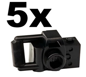 NEW LEGO - Electronics - Camera Type 2 Black x 5 - Town Photographer - Picture 1 of 1