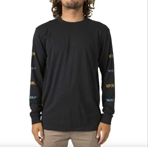 Rip Curl Long Sleeve Graphic T-Shirt Mens Medium -EXCELLENT CONDITION-Madsteez - Picture 1 of 8