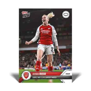 Alessia Russo Arsenal Topps Ahora UWCL 2024/25 #21 Impresión Tirada de 604 - Imagen 1 de 2