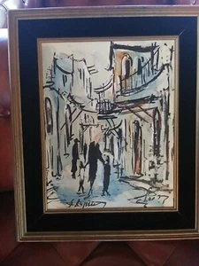 Zvi Raphaeli Oil on Board 13.5" by 10.5" - Picture 1 of 3