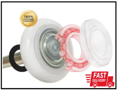 DURA-LIFT Ultra-Life MAX 2" Sealed 6200ZZ Bearing Nylon Garage Door Roller, 4... - Image 1 of 4