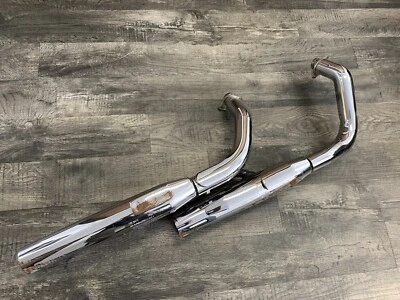 Honda 2001-2007 VT750DC 750 Shadow Spirit OEM Muffler Exhaust Head Pipes (#8) * - Image 1 of 4