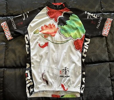 Paladin Cycling Short Sleeve Jersey Shirt Women's Size XL Koi Fish Asian Style - Image 1 of 4