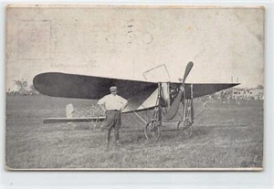 Escocia - LANARK - John Armstrong Drexel y su monoplano Bleriot XI en el que - Imagen 1 de 2