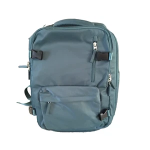 Borsa per laptop 17,3 pollici zaino alta qualità color verde acqua scuro con porta di ricarica USB - Foto 1 di 13