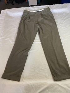 Dockers Mens Vintage Pleated Dress Pants 36x34 Black Gray Knit - Picture 1 of 12