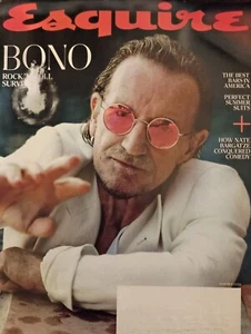 Esquire Magazin Juni Juli Sommer 2025 BONO Cover NEU USA Ausgabe Schaden Cover - Bild 1 von 2