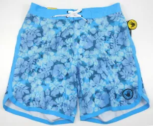 Traje de baño elástico azul floral Asbury Eboard guante corporal para hombre nuevo con etiquetas 36 - Imagen 1 de 5