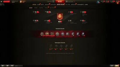 WOT account on EU - The best 12 lvl X & 13 Lvl 8 Gold Tank - Image 1 of 4