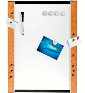 GENIE Whiteboard Kork Magnettafel Memoboard Wandtafel Pinnwand Schreibtafel NEU - Picture 1 of 1